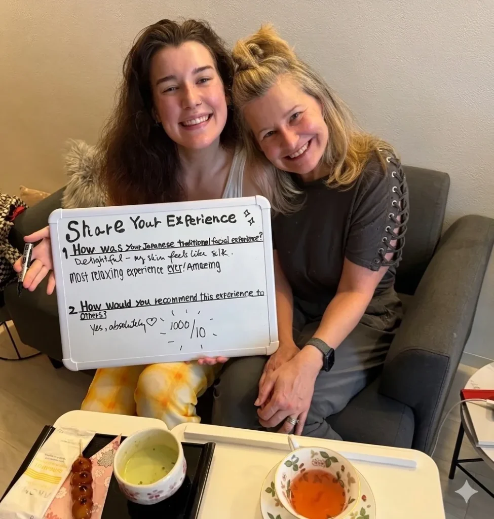 Guest review of a Japanese facial experience in Osaka